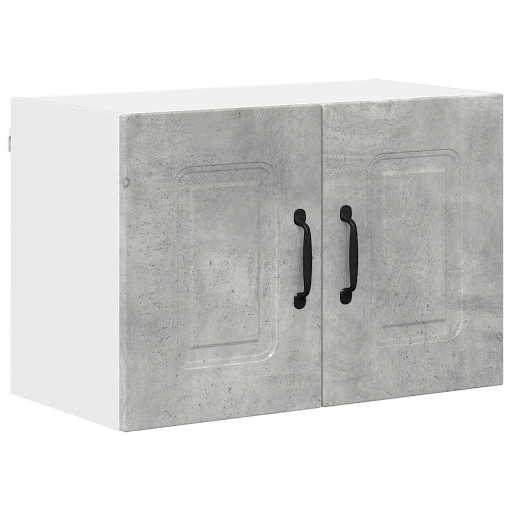 Kitchen Wall Cabinet with Shelf Concrete Grey 60 x 31 x 40 cm